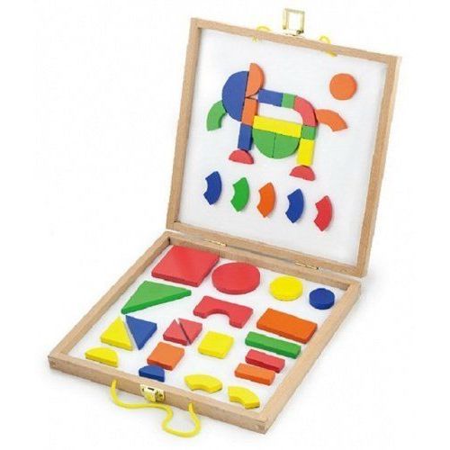 New Classic Toys - 8229 - Jouet De Premier Age - Coffret De Formes Magnétiques