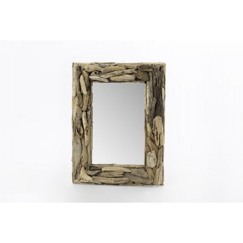Miroir rectangle petit modèle en bois