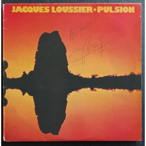 Jacques Loussier (Piano) & Luc Heller (Percussion) - Pulsion - Dédicace / Autographe De Jacques Loussier - 1979 Cbs 84179 England  - Soupir /Distraction / Caféine / Mozart /Ludwig .. (Jazz) - Axonalix