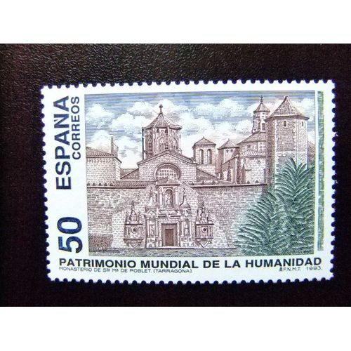 110 Espagne 1993 / Monastère De Santa Maria De Poblet / Edifil 3276 ** Yvert 2868 Mnh