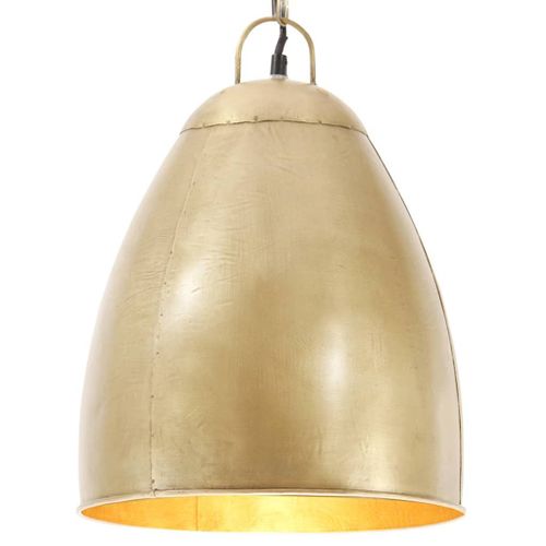 Vidaxl Lampe Suspendue Industrielle 25 W Laiton Rond 32 Cm E27