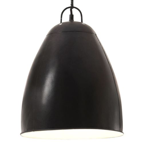Vidaxl Lampe Suspendue Industrielle 25 W Noir Rond 32 Cm E27