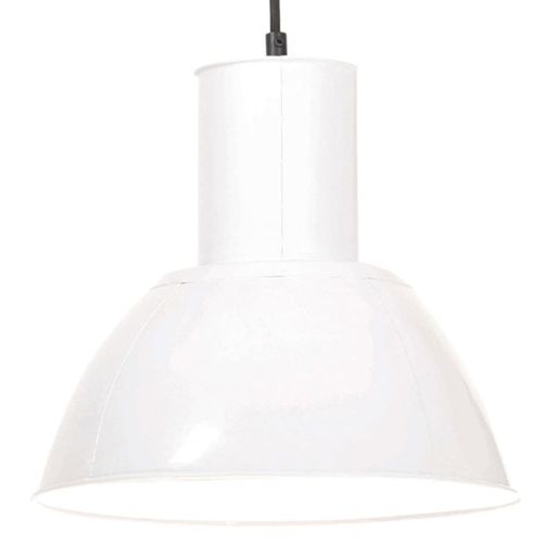 Vidaxl Lampe Suspendue 25 W Blanc Rond 28,5 Cm E27