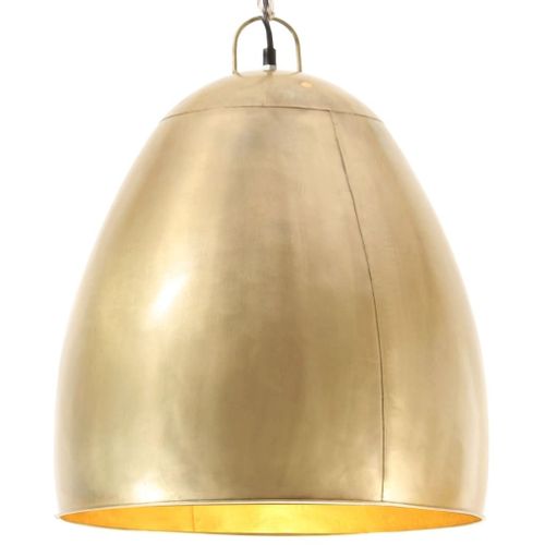 Vidaxl Lampe Suspendue Industrielle 25 W Laiton Rond 42 Cm E27