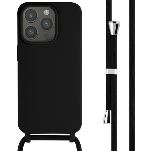 Imoshion Coque En Silicone Avec Cordon Iphone 15 Pro Noir