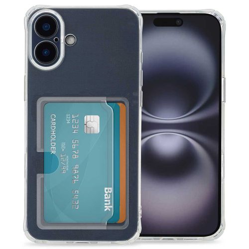 Imoshion Coque Silicone Avec Porte-Cartes Iphone 16 Plus Transparent