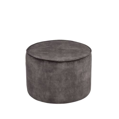Label51 Pouf Tibo 55x55x40 Cm Anthracite Velours