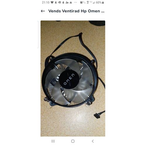 Vends Ventirad RGB marque HP Omen socket lga1200