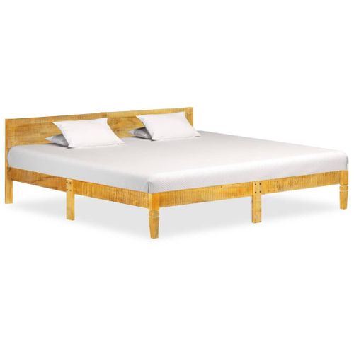 Cadre De Lit Bois De Manguier Massif 200 Cm - Vidaxl