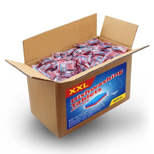 Vidaxl Tablettes 12 En 1 Pour Lave-Vaisselle 500 Pcs 9 Kg