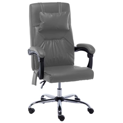 Vidaxl Chaise De Bureau De Massage Anthracite Similicuir