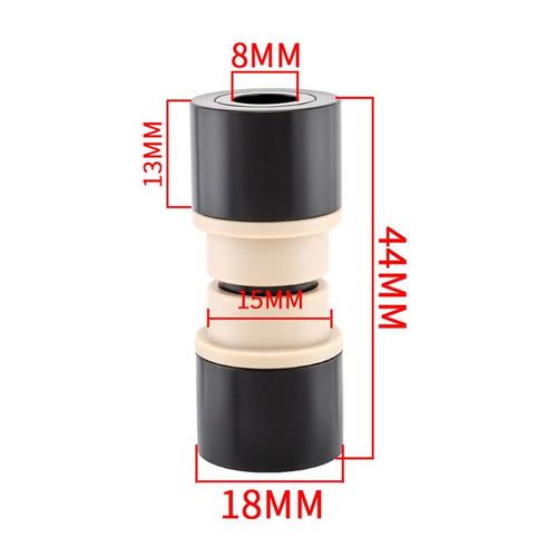 44 Mm Noir - Amortisseur De Suspension Arrière De Vélo, Douille Du, Id 12.7mm
