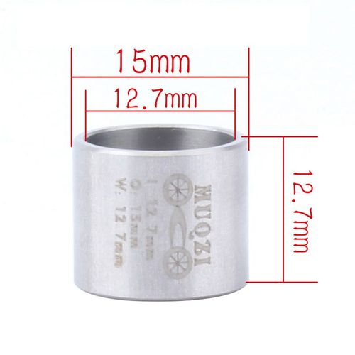 Blanc - Amortisseur De Vélo De Montagne, Douille De Suspension Arrière En Acier Inoxydable, 12.7x15x12.7mm