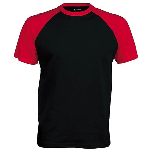 T-Shirt De Baseball À Manches Courtes Kariban Pour Homme