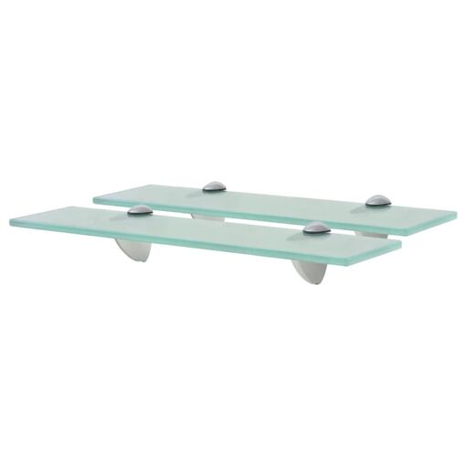 Vidaxl Étagères Murales 2 Pcs Verre 40 X 20 Cm 8 Mm