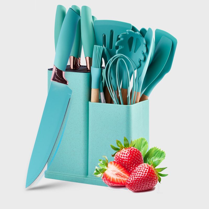 Ensemble De 19 Ustensiles De Cuisine En Silicone Avec Manche... - 3