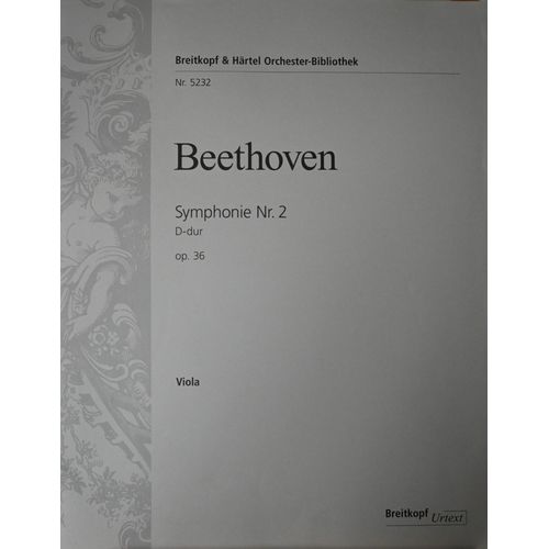 Beethoven : Symphonie N° 2 - Partie Alto