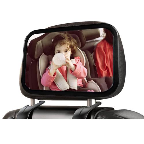 Miroir Voiture Bébé, 245 mm x 175mm Rétroviseur Voiture Bébé, Grande Enfant  Miroir de Voiture pour Auto, otation à 360° Rétroviseur Voiture Bébé,Bébé  Vue Arrière Miroir, Surveillance Bébé