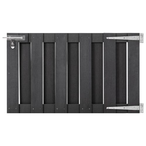 Portillon WPC 100x60 cm Gris