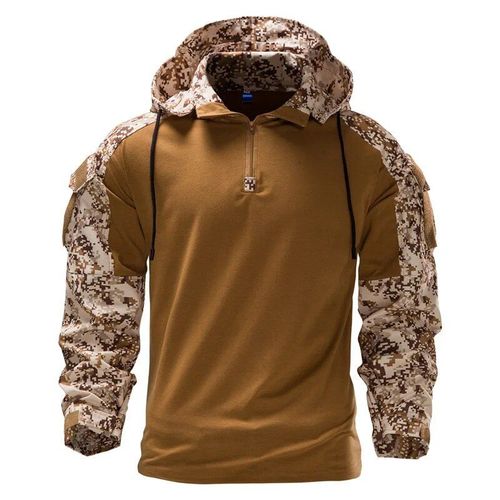 Chemises À Capuche À Manches Longues Pour Hommes,Pull D'extérieur,Chemise De Randonnée Et De Pêche,Absorption De La Sueur,Coupe À Revers Imbibée De Poches