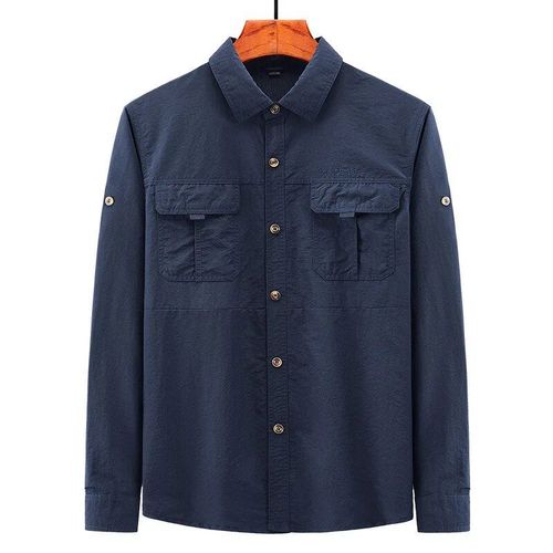 Chemise À Manches Longues Pour Hommes,Chemise De Randonnée,Chemise De Pêche,Vêtements De Pêche,Manteaux S,Chemise D'escalade,Cargo De L'armée,Chemise À Séchage Rapide