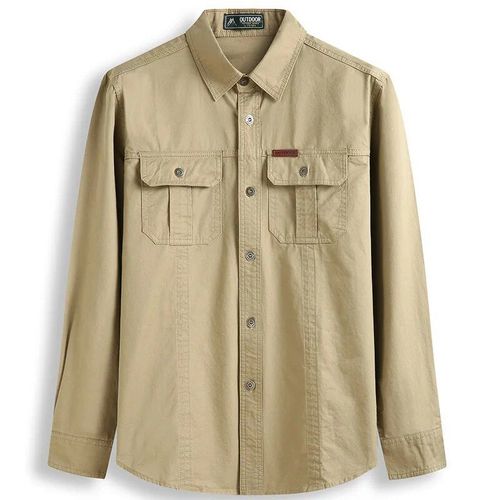 Chemises À Manches Longues En Coton Pour Hommes,Chemises De Travail Cargo S,Pêche,Canadisme,Randonnée,Robe De Camping Camisa Keepfifa Zones Bre M-6xl