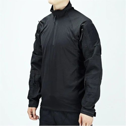 Chemise De Combat Tactique Pour Hommes,Camouflage,T-Shirt À Manches Longues,Vêtements De L'armée,Coton Respirant,Entraînement En Plein Air,Uniforme 4xl