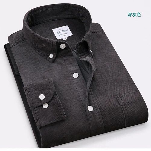 Chemise Cargo À Manches Longues En Velours Côtelé De Coton Pour Hommes,Chemise De Travail Décontractée,Chemise De Fond,Randonnée En Plein Air,Chemise De Camping,Printemps,Automne,4xl