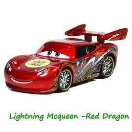 Voiture télécommandée pour enfants, lot de 2,2 jouets avec télécommande et  2 voitures de course Lightning McQueen
