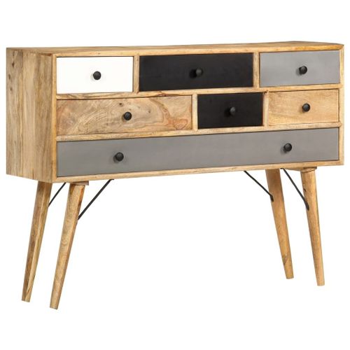 Vidaxl Buffet 110x30x82 Cm Bois De Manguier Massif