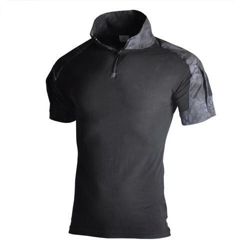 T-Shirt Camouflage À Demi-Manches Pour Hommes,Haut Dulskip,Vêtements De Randonnée,Vêtements D'entraînement,Respirant Librement,Extérieur