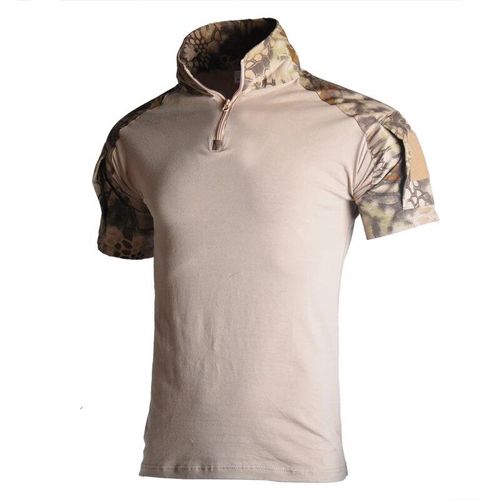 T-Shirt Camouflage À Demi-Manches Pour Hommes,Haut Dulskip,Vêtements De Randonnée,Vêtements D'entraînement,Respirant Librement,Extérieur