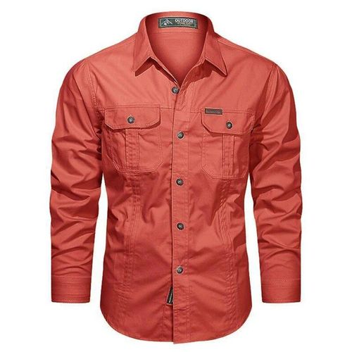 Chemises Cargo Durables Pour Hommes,Vestes À Séchage Rapide,Coton De Qualité,Randonnée En Plein Air,Pêche,Été,Multi-Poches,Américaine