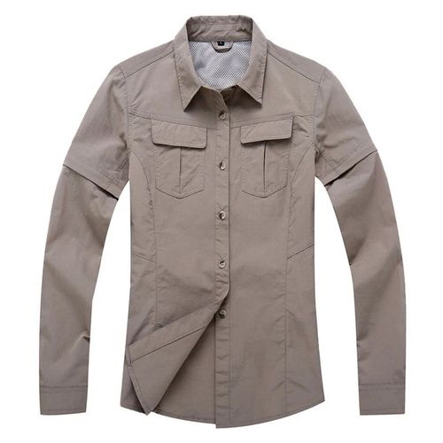 Trvlwego-Chemise De Camping Et De Randonnée Pour Femme,Chemisier De Trekking,Séchage Rapide,Contrôle Des Moustiques,Marche,Voyage,Escalade,Extérieur,Été