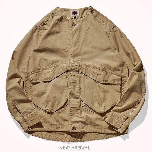 Camsolomon-Veste Cargo Mince À Col Rond Pour Homme,Manteau Multi-Poches,Respirant,Randonnée En Plein Air,Pêche,Escalade