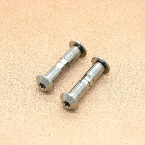 2pcs Titane - Vis De Direction En Alliage De Titane Tc4, Amortisseur Arrière De Vélo, Vis De Fixation