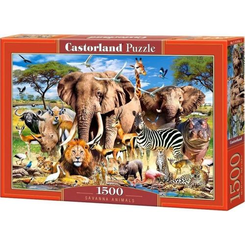 Savanna Animals - Puzzle 1500 Pièces