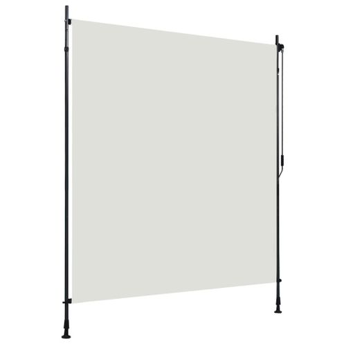 Store Enrouleur Extérieur 200x270 Cm Crème Polyester Manivelle Uv