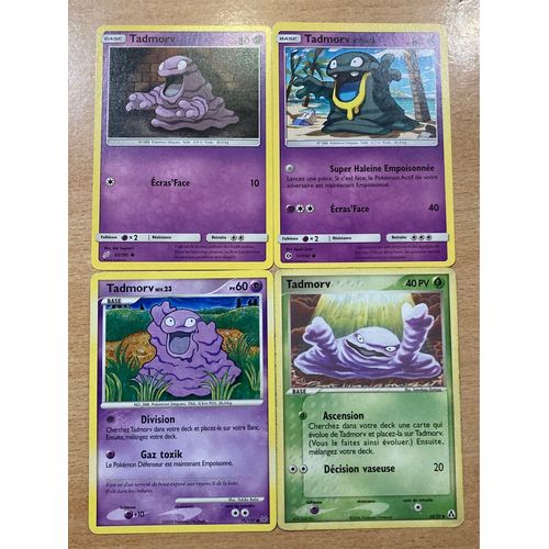 (2637) 3x Tadmorv + Tadmorv D’Alola (Pokemon) 