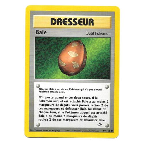 Carte Pokémon / Dresseur Baie Miracle 94/111 [Premiere Edition] - Neo Genesis Wizards (Fr)