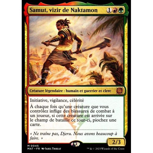 Samut Vizir De Naktamon - Magic - L' Invasion Des Machines - Le Jour D'après - M - 45