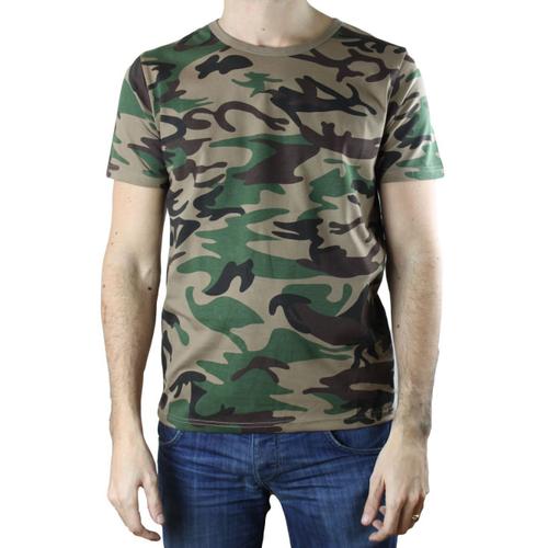 T-Shirt Militaire Kaki Homme