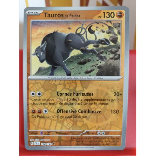 Tauros De Paldea Reverse 108/193 Evolutions A Paldea Ev02