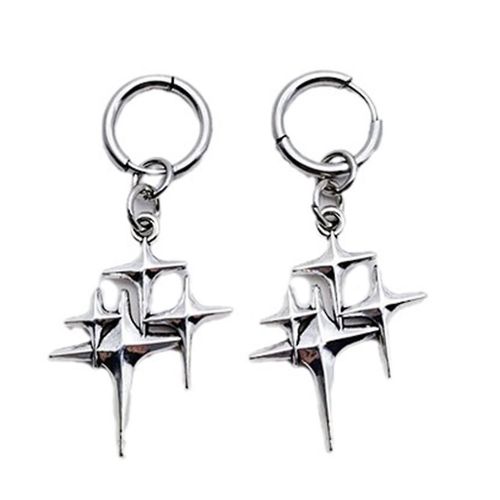 Fashionable Star-Shaped Ear Hangers Women Girls Ear Drops For Party Weeding