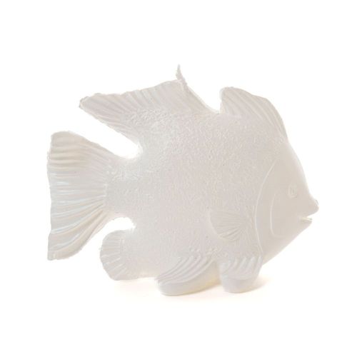 Bougie poisson blanc (lot de 4)