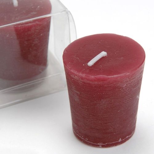 Lot de 4 bougies Votive 4,3 x 4,7 cm sangria