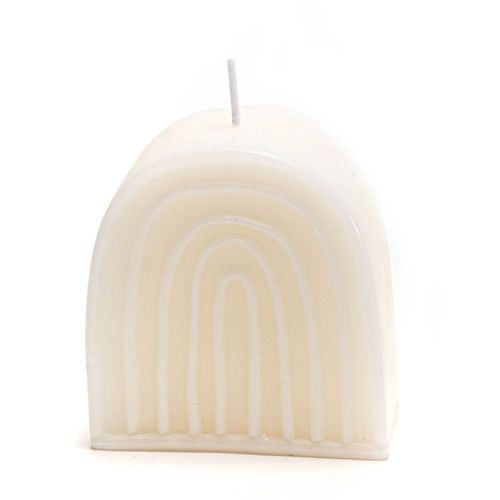 Bougie Rainbow petit modèle blanche (lot de 6)
