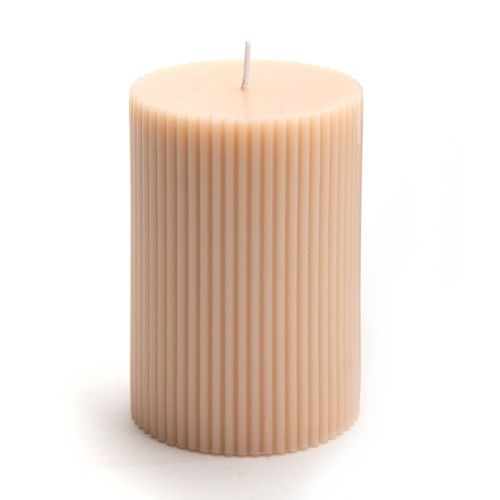 Bougie Strie Petit modèle nude (lot de 6)