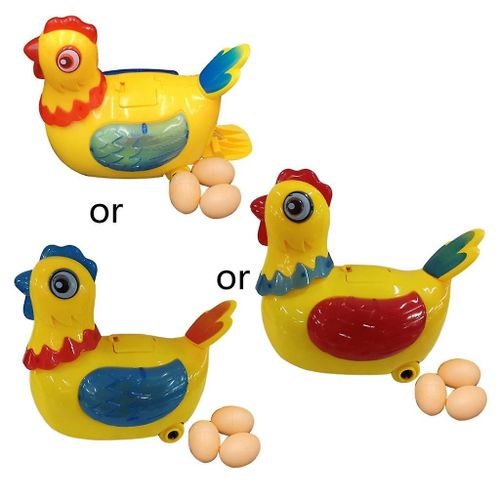 Pondre Électrique Poulet Enfants Jouet Poule Oeufs Cadeau Plastique Musique Poulet Jouet