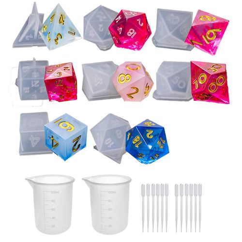 Différentes Formes Dés Plateau De Glace Carré Pour Triangle Moule Dés Moule Cristal Époxy Moule